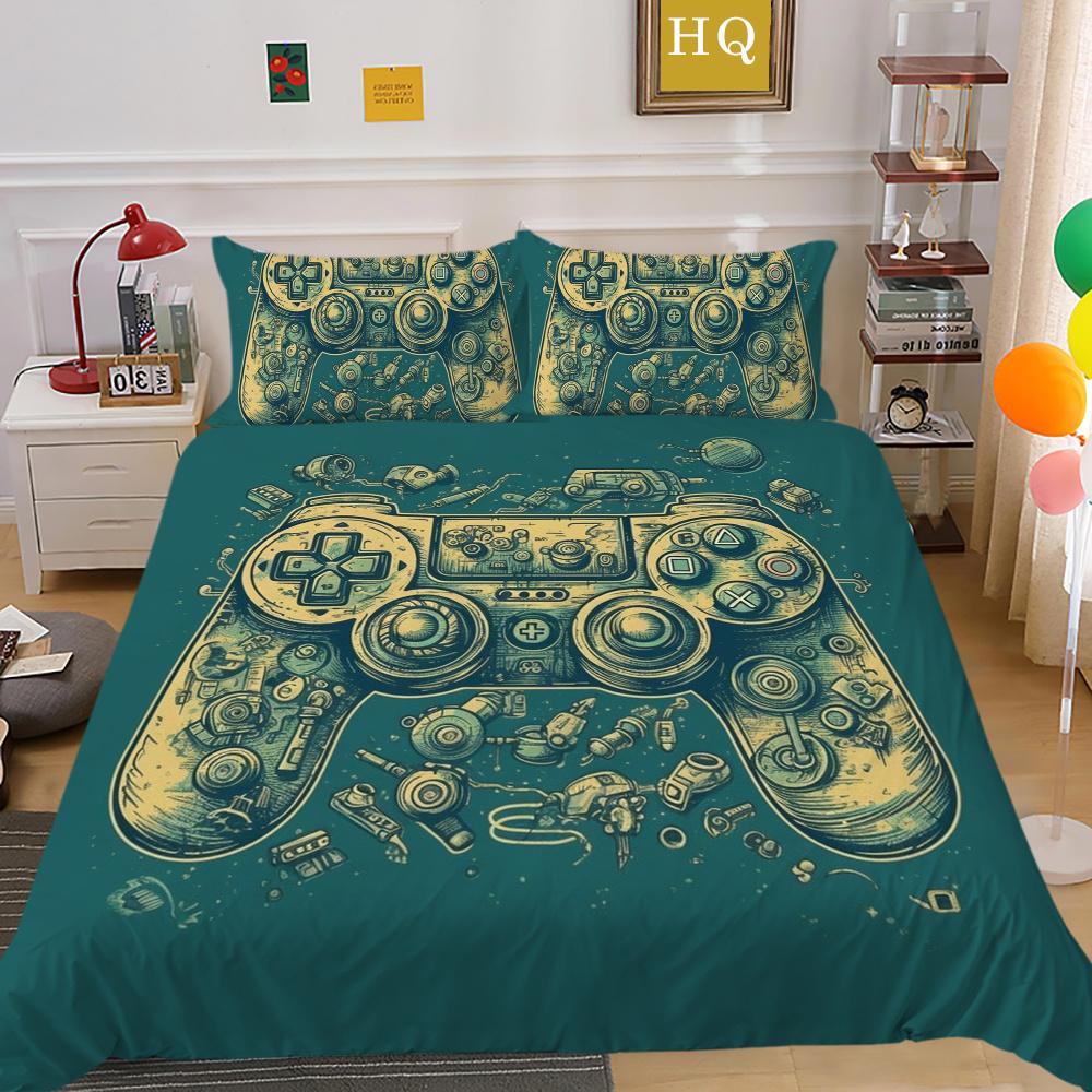Game Handle Bedding Cover Suit High Quality Home Bedclothes Printed Bed Cover Sets Fashion Microfiber Home Bedding Sets