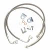 89707 Extended Front Stainless Brake Lines For Jeep For Wrangler JK 4-6 IN Lift For Jeep For Wrangler 2007-2017
