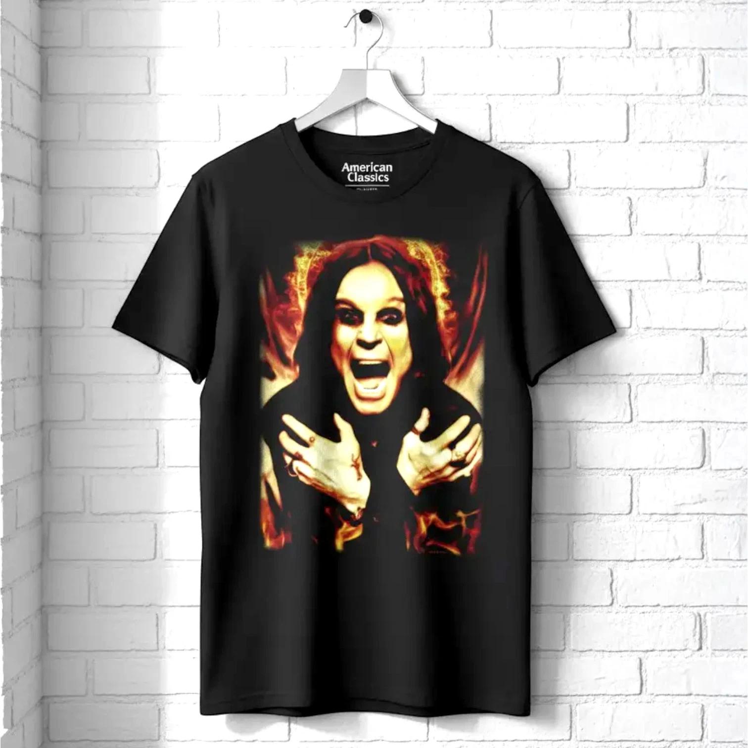Ozzy Osbourne Burning Prince of Darkness Men s T Shirt XL