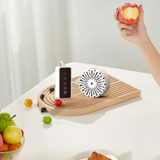 Frukt Grønnsaksvasker Ultralydrenser IPX7 Vanntett Bærbar Batteridrevet Trådløs Frukt Grønnsaksrenser Apparat