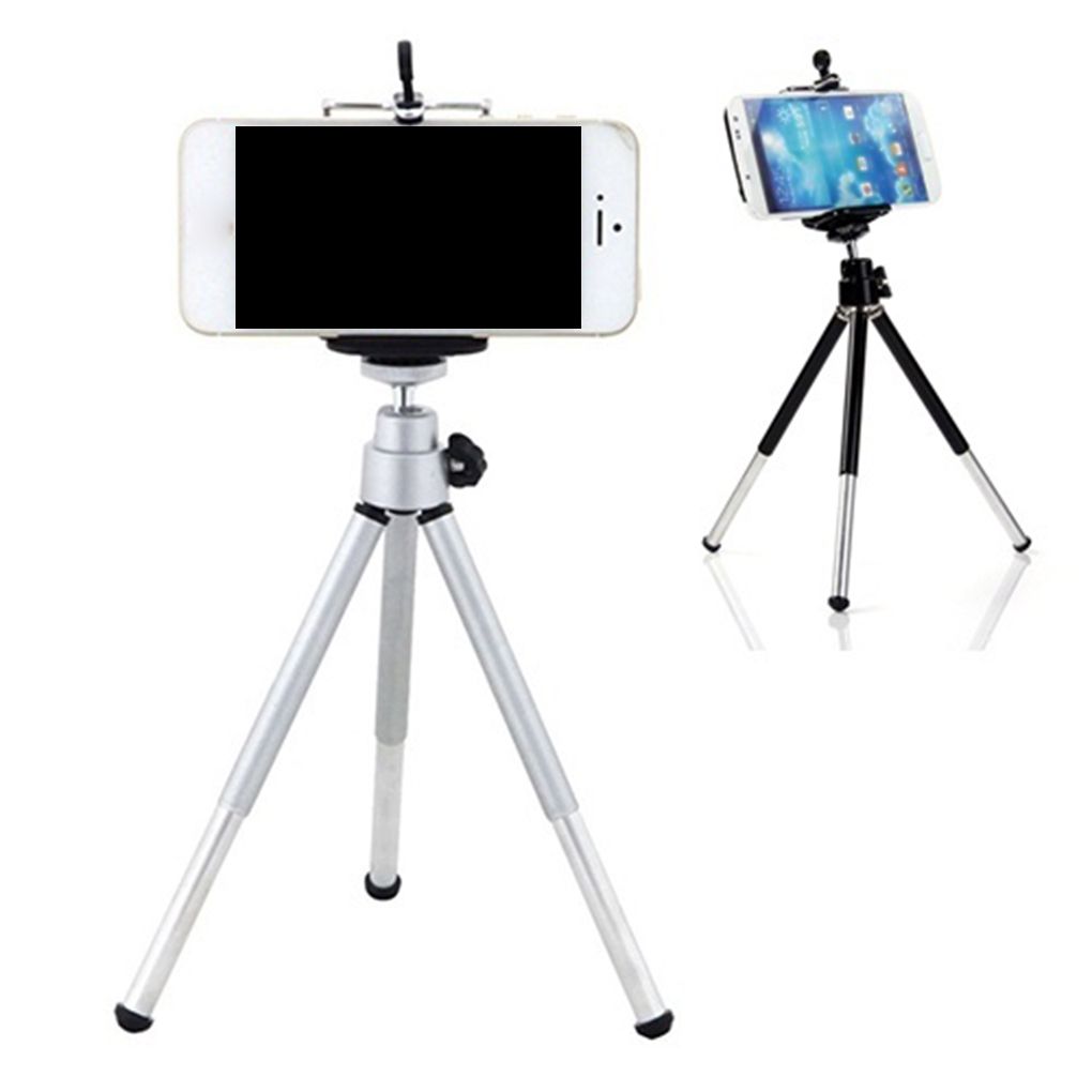 Portable Digital Products Tripod Aluminum Handle Universal Mobile Phone Holder