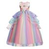 Unicorn Costume for Kids 8-10 Years 140cm Halloween Carnival Christmas Easter Children's Day Valentine's Day Pink Party Outfit Rochie Unicorn