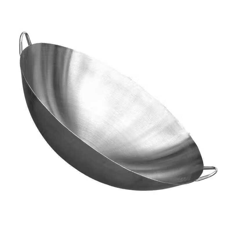 Yi Pan 50cm Thickened Stainless Steel Wok
