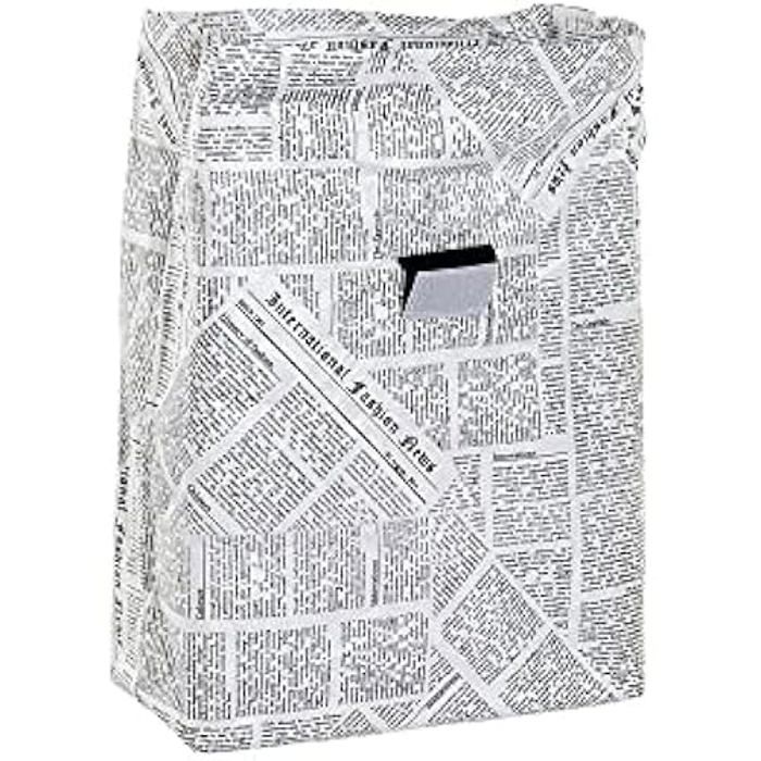 Porte-goûter - DKD HOME DECOR - S3025668 - Blanc Noir - Polyéthylène - 20 x 10 x 28 cm