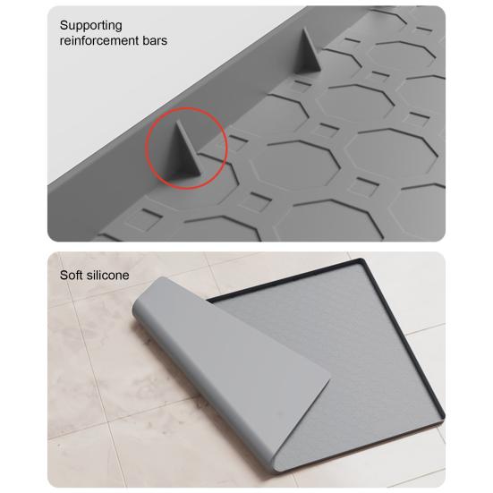 Sink Mat Moisture-Proof Tear-Resistant Waterproof Silicone Mat Leakage Corrosion Multipurpose under Sink Protection