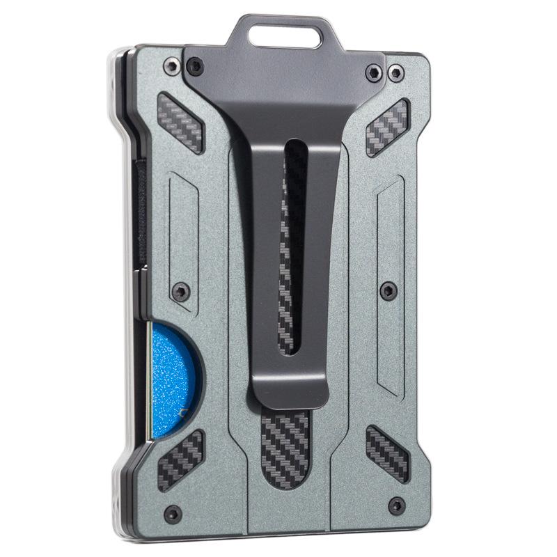 New Transparent RFID Anti-Theft Metal ID & Credit Card Holder Sleeve