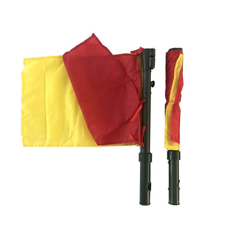 Bingyao Multifunctional Two-Color Signal Hand Flag with Whistle