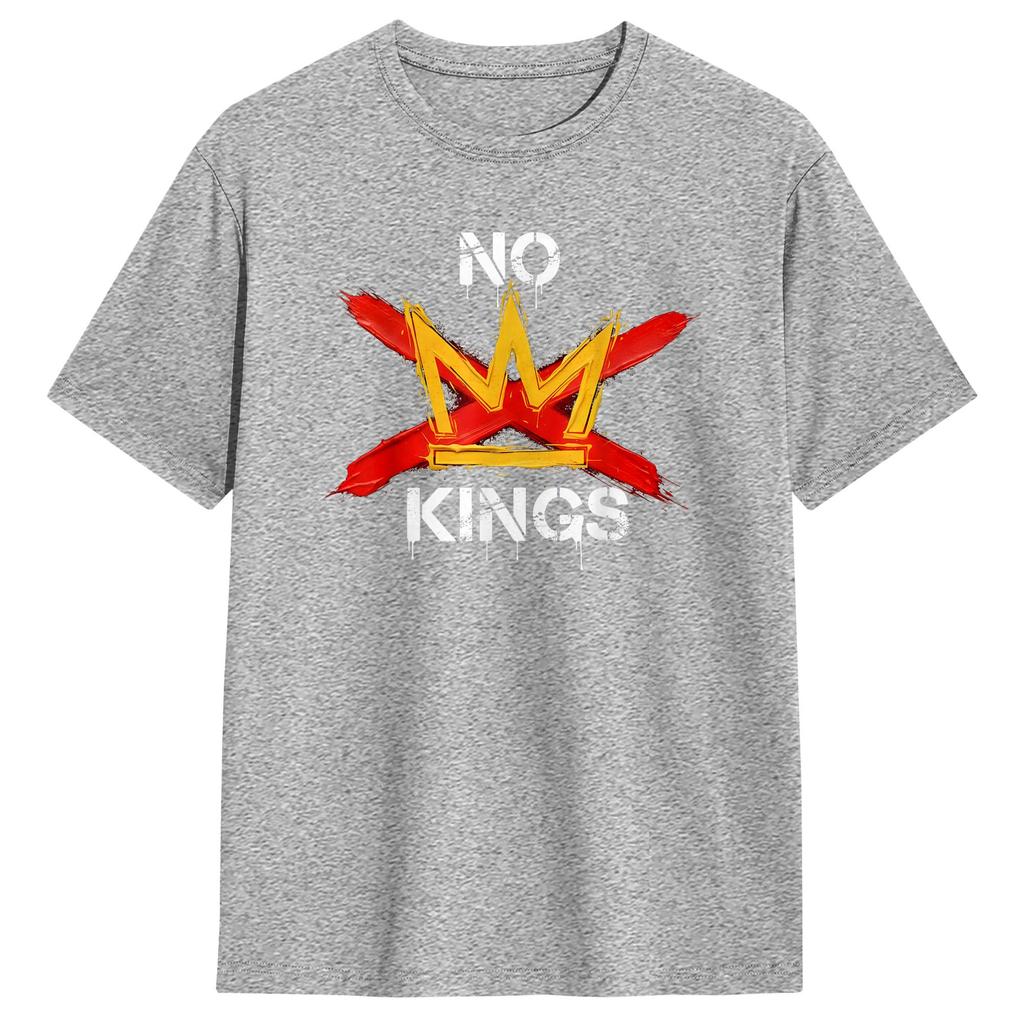No King Retro Vintage T Shirt Summer 100 Cotton TShirts For Unisex Harajuku Print Tee Shirt Short Sleeve Awesome Top Tees