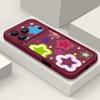Shockproof Phone Case For iPhone 17 Pro Max Blended Colorful Stars Pattern Silicone Cover For iPhone 16 Pro Max Cover iPhone 15 14 13 12 11 16E