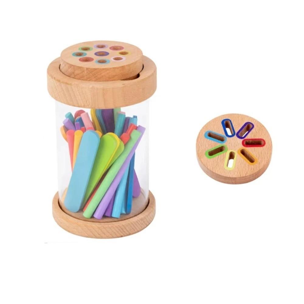 Fine Motor Skill Montessori Toy Color Sorting Educational Learning Game Kids Education