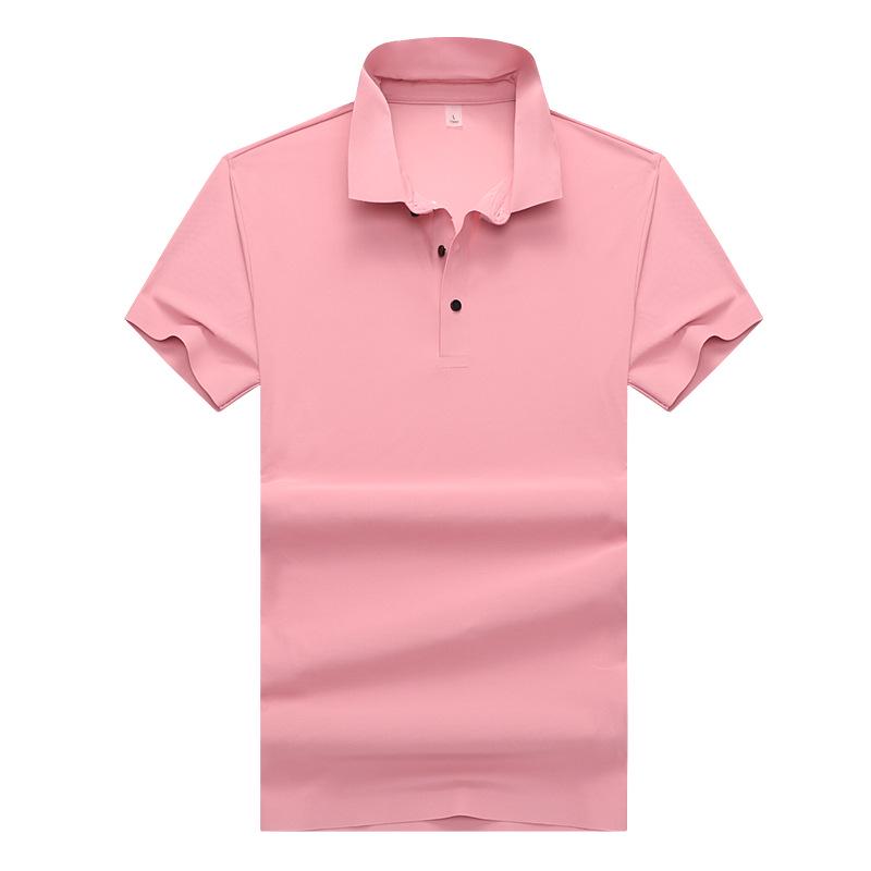 Herren 2024 Ice Silk Seamless Poloshirt - Kurzarm-Business-T-Shirt