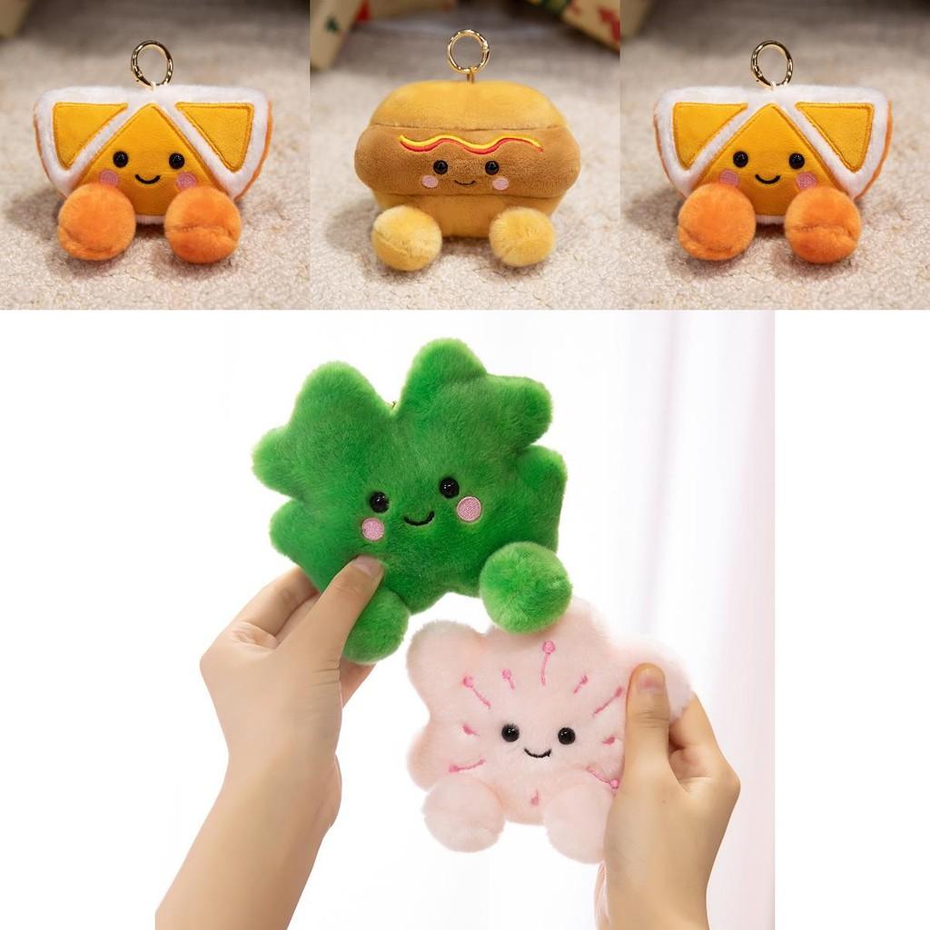 Kawaii Plush Fruit Pendant With Pp Cotton Filling For Bag Decoration And Collectors