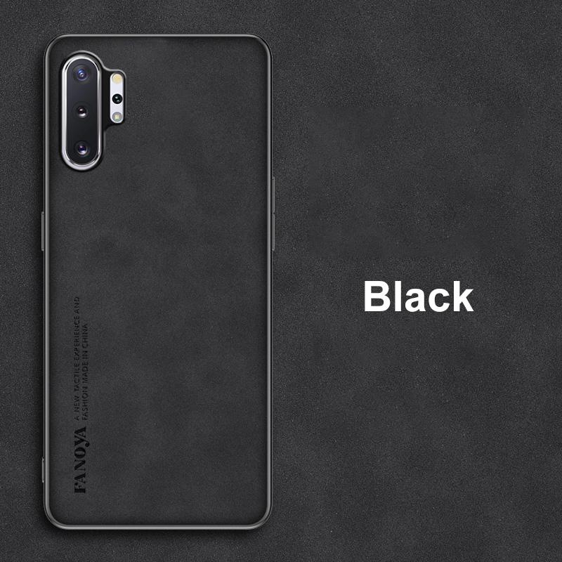 Für Samsung Galaxy Note 10 Plus Hülle Luxus PU Leder Handyhülle Für Samsung Note 10 Lite Rückseite Silikon Vollschutz