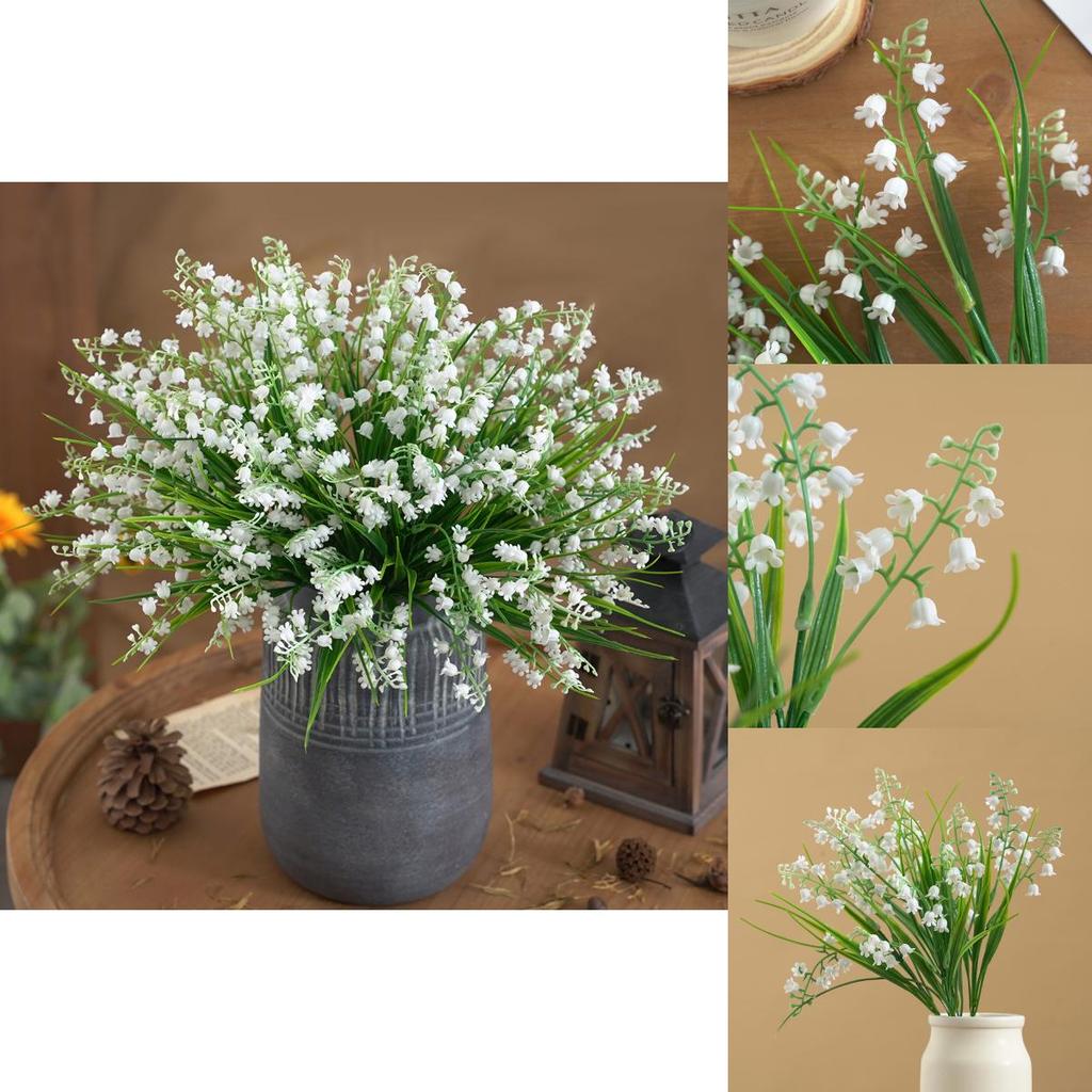 Convallaria Majalis Of The Valley Fake Plant Artificial Flowers For Wedding Decor Gift