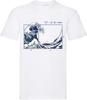 Das große Fibonacci-Welle Japanisch Chinesisch Film Film Retro T-Shirt