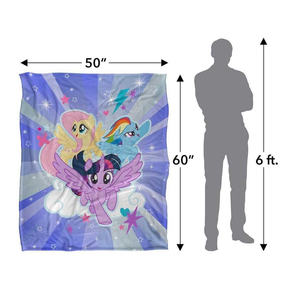 My Little Pony Silky Starry Sky Supersoft Blanket
