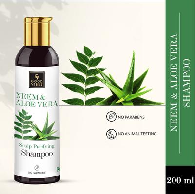 Scalp Purifying Shampoo - Neem and Aloe Vera (200 Ml)