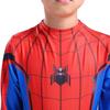 Kinder Spiderman Kostüm mit Maske und Handschuhen Superheld Lycra 3-4 Jahre 110cm Blau Rot