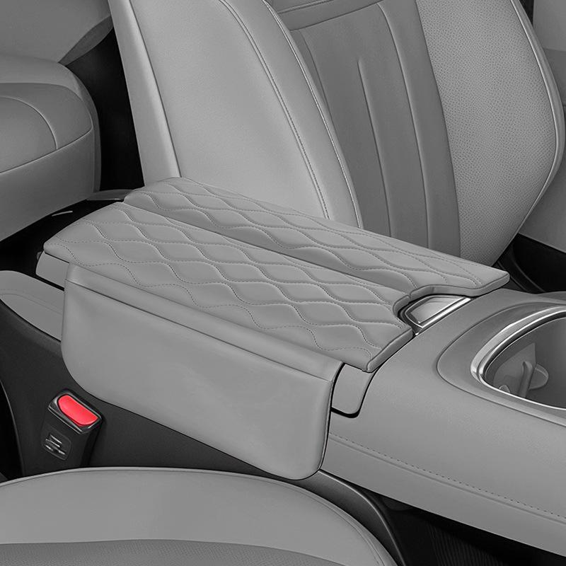 

Dark Blue S07 Center Armrest Cover for Models 23-26, Height-Enhancing Leather.