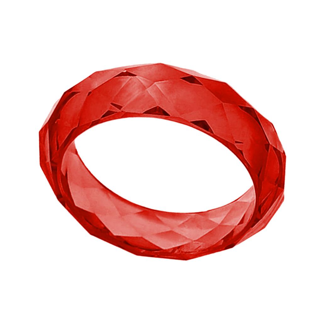 Einzigartiges Facettiertes Kristalle Harz Armband Funkelnde Lichtbrechung Elegantes Schmuckaccessoire für Trendige Frauen Tägliche Nutzung