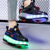 Roller Shoes with LED Lights Rechargeable Shoes with Wheels Wheeled Shoes