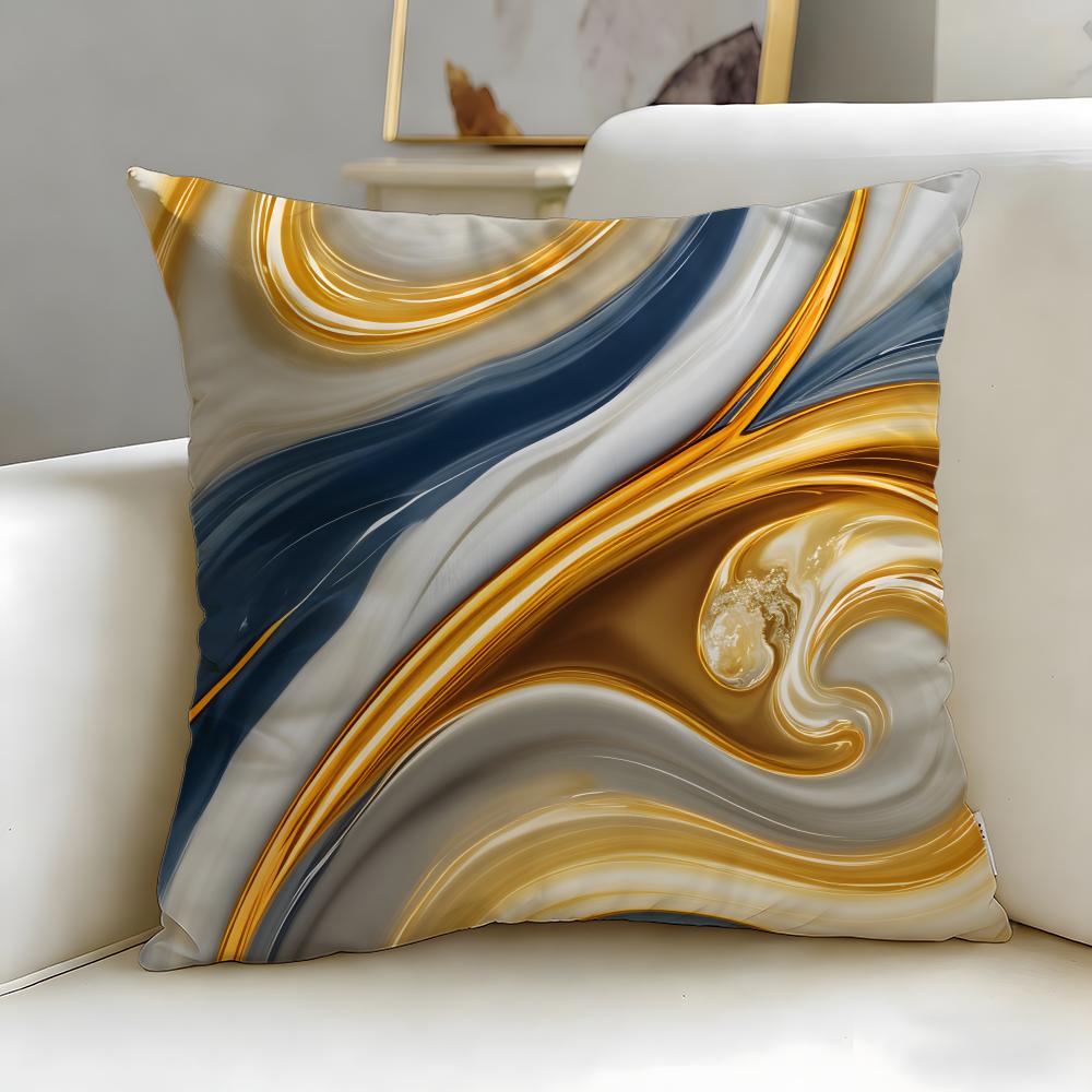 Style Highend Texture Cushion Cover Soft  EasyWash Pillow Case  Versatile for Couch Bed Travel and Office
