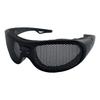 Jy .s Mesh and Metal Safety Glasses, Black