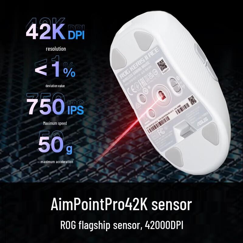 ROG Gladius II Ace Tri-Mode Wireless Gaming Mouse