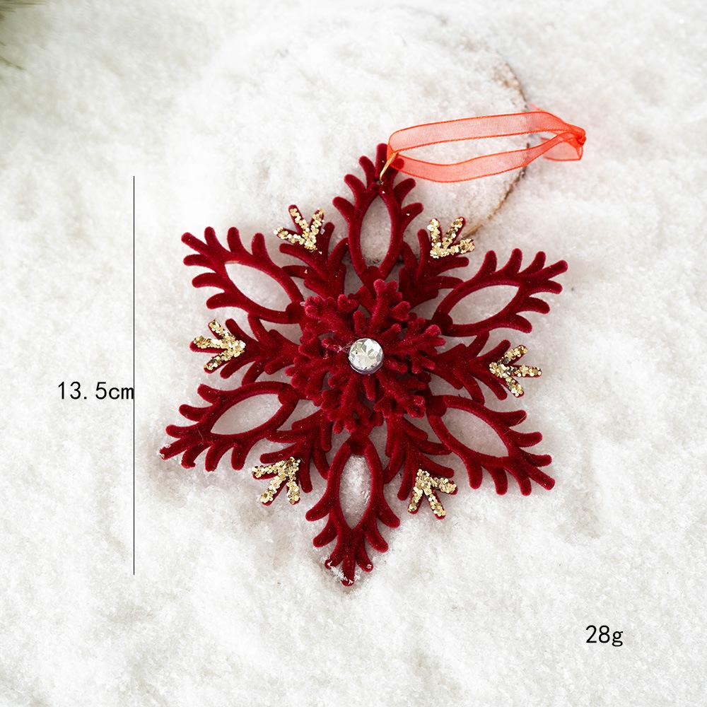 Household bow large pendant photo atmosphere props atmosphere manufacturing flocking bow Christmas tree decoration