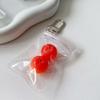 Adorable Citrus Fruit Key Ring Orange Keychain Alloy Materials Lovely Jewelry Perfect For Keys Or Phone Accessories