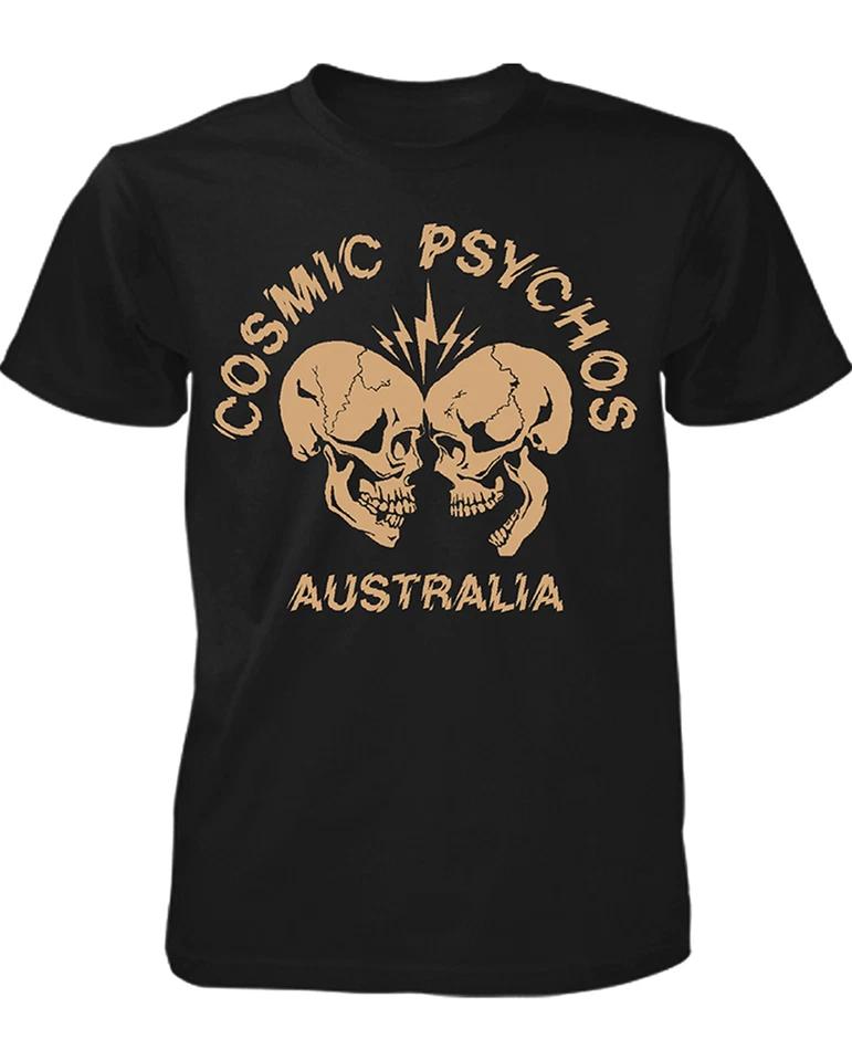 Cosmic Psychos band rock black T-shirt short sleeve S