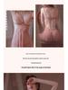 Sensual Mesh Lace Sling Nightdress with Gathered Front and Removable Padding