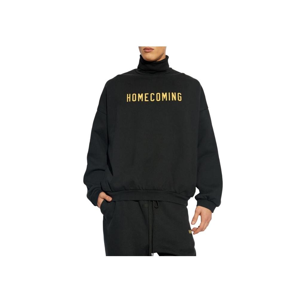 Fear of God Essentials Heavy Fleece Turtleneck Black Men Tops 192BT246220F