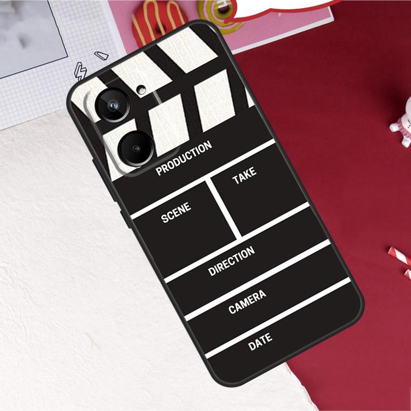 Clapper Board For Realme C75 C71 C55 C53 C67 C61 C33 C63 C51 C65 GT7 15 Pro 10 11 12 13 14 Pro Plus Case