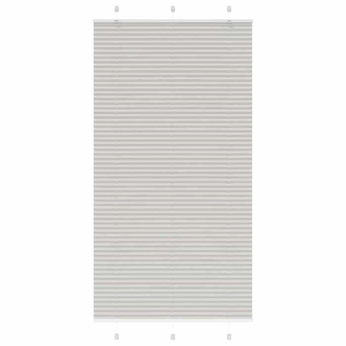 VidaXL Store Plissé Light Grey 110x200cm Fabric Width 109.4cm, Window Pleated Blind, Accordion Blind, Pleated Blind of 4015366