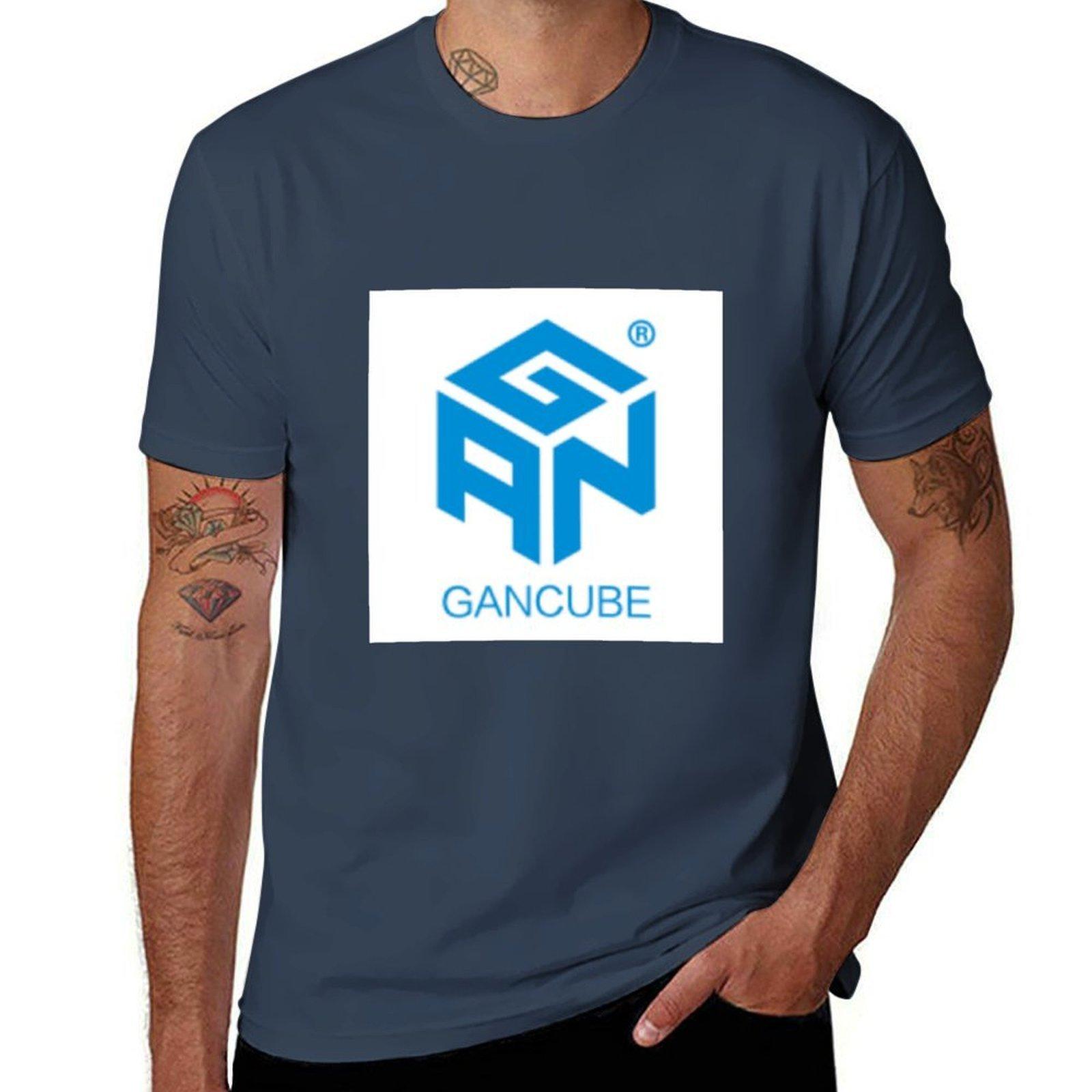 Gancube TShirt Basic All Season Solid TShirt S