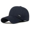Mens Winter Warm Baseball Cap with Ear Flaps Windproof Dad Hat