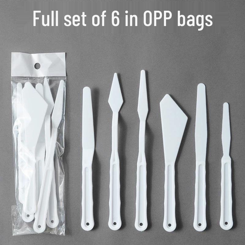 5-Piece Stainless Steel Palette Knife Set for Oil and Gouache Painting