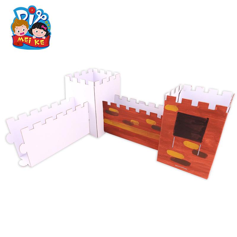 DIY Creative Art Paper Kit: Great Wall Coloring for Kids