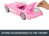 Hot Wheels RC Barbie Toy Car from Barbie The Holds 2 Barbie Trunk Opens for Storage Corvette, Battery-Operated Remote-Control Movie, Dolls,