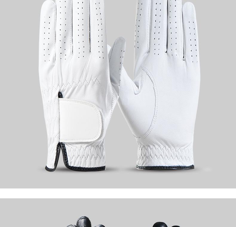 Unisex Schaffell Golfhandschuh - Echtes Leder, Rutschfest, Weich, Bequem, Atmungsaktiv, Flexibel & Strapazierfähig.