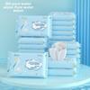 "10-Pack Portable Disposable Wet Wipes for Infants & Kids: Hand & Mouth Cleansing"