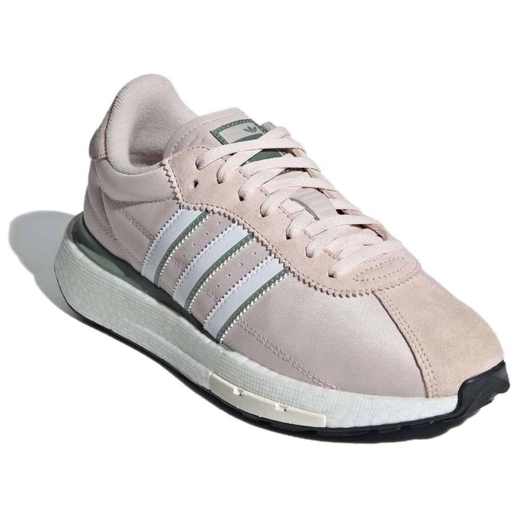 Adidas Originals Country Boost Comfortable Non-Slip Low-Top Lifestyle Shoes Women Sneaker Pink White IF1133