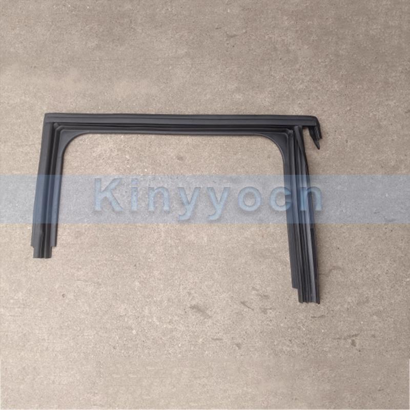 Car Window Upper Rubber Strip Sealing Black For Peugeot 2008 Glass Lifter Guide Groove Mud Trough