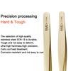 MJL High Precision Model Tweezers Stainless Steel Anti-static Curved Straight Tip Forceps Phone Repair Gift Water Sticker Box