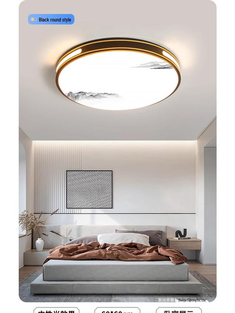 LED Square Ceiling Light - Super Bright for Bedrooms and Living Rooms, Modern 2025 Style, Ideal for Master Bedrooms and Restaurants.