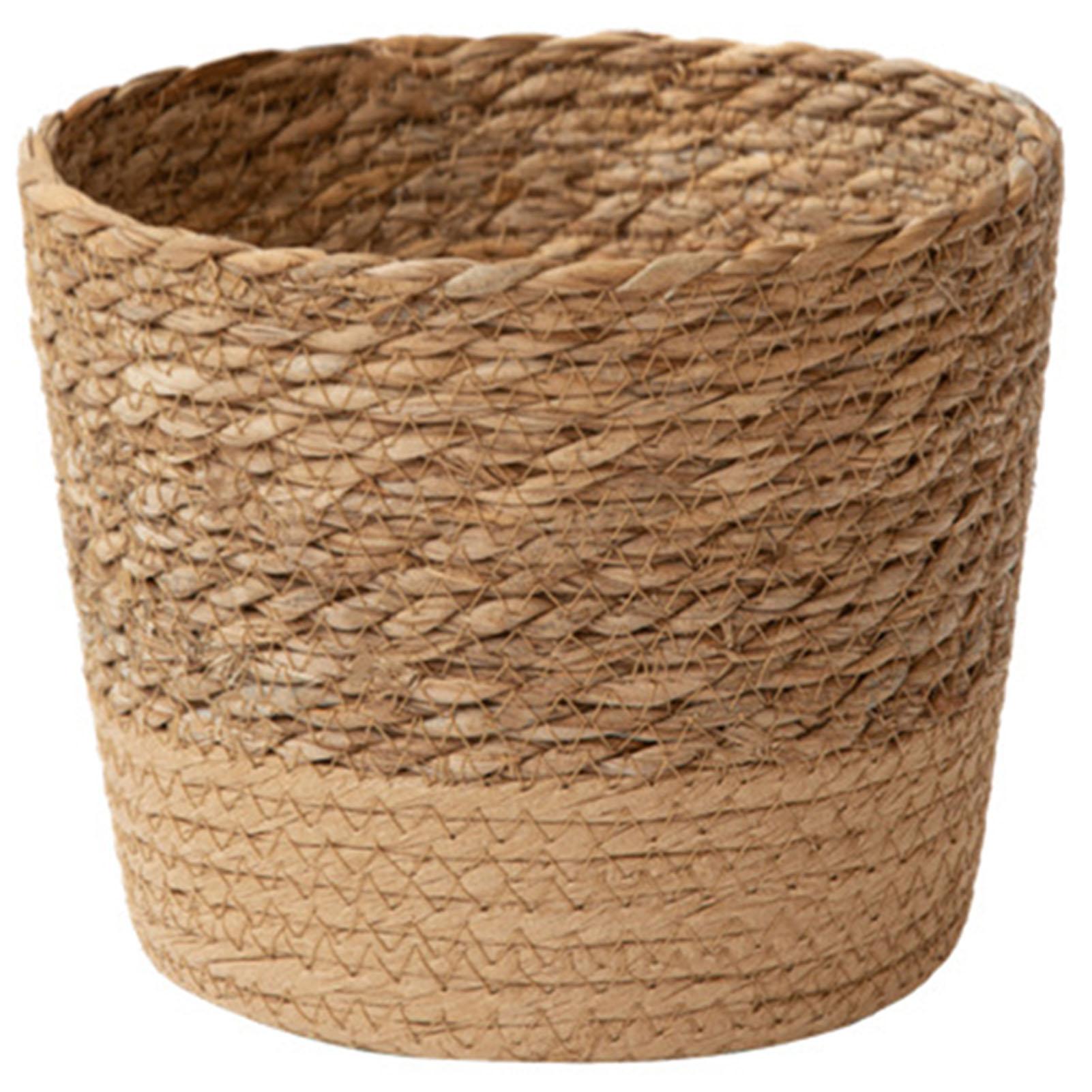 

Natural Woven Planter Basket home decor Rattan Straw Woven Flower Basket Gardening Pots for Housewarming Christmas Gift Large