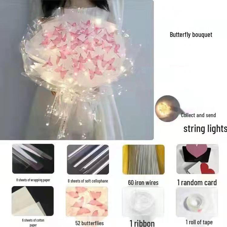 DIY Butterfly Bouquet Kit - Ideal Birthday or Valentine's Gift for Her