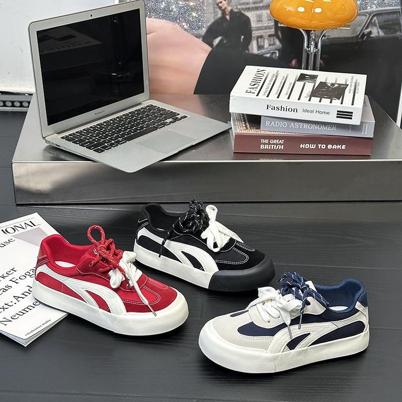 6 shoes summer new board shoes color matching soft sole easy to wear comfortable women's shoes trend versatile