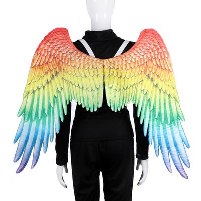 Non-Woven Feather Wings 3D Angel Wings Halloween Theme Party Cosplay Costume Accessories For Men Women